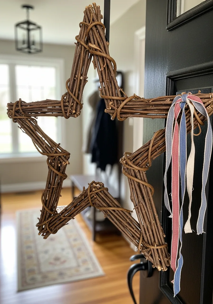 23. Willow Branch Star Wreath