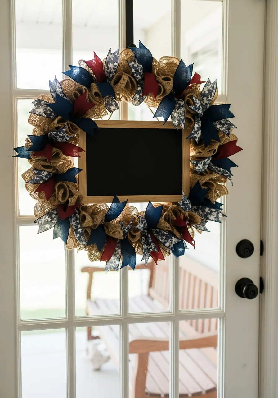 30. Chalkboard Center Wreath