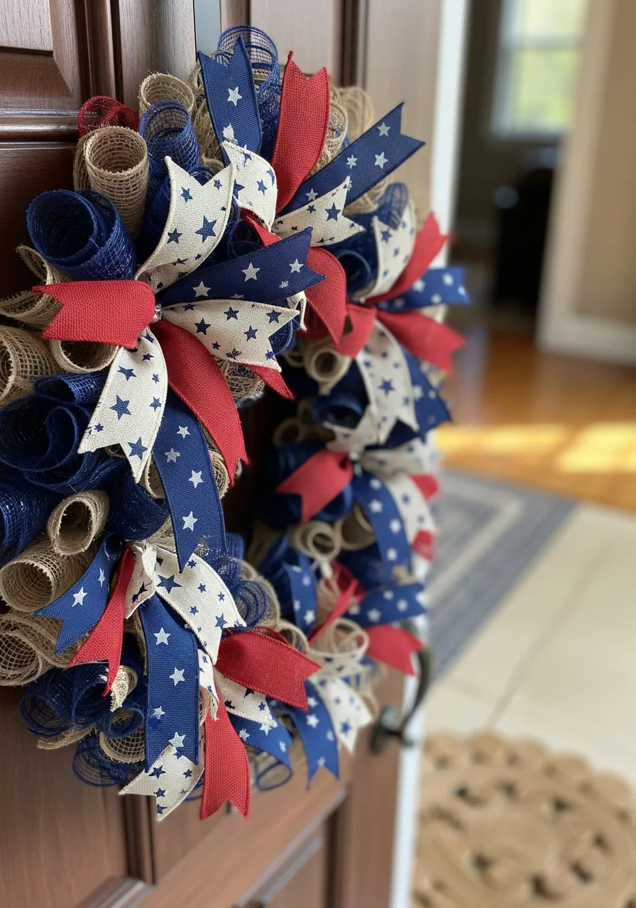 41. Tiered Ribbon Wreath