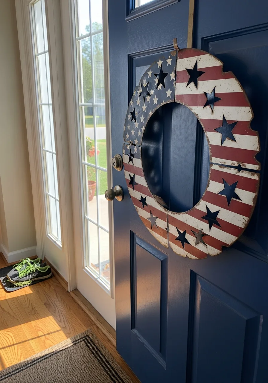 47. Metal Stars and Stripes