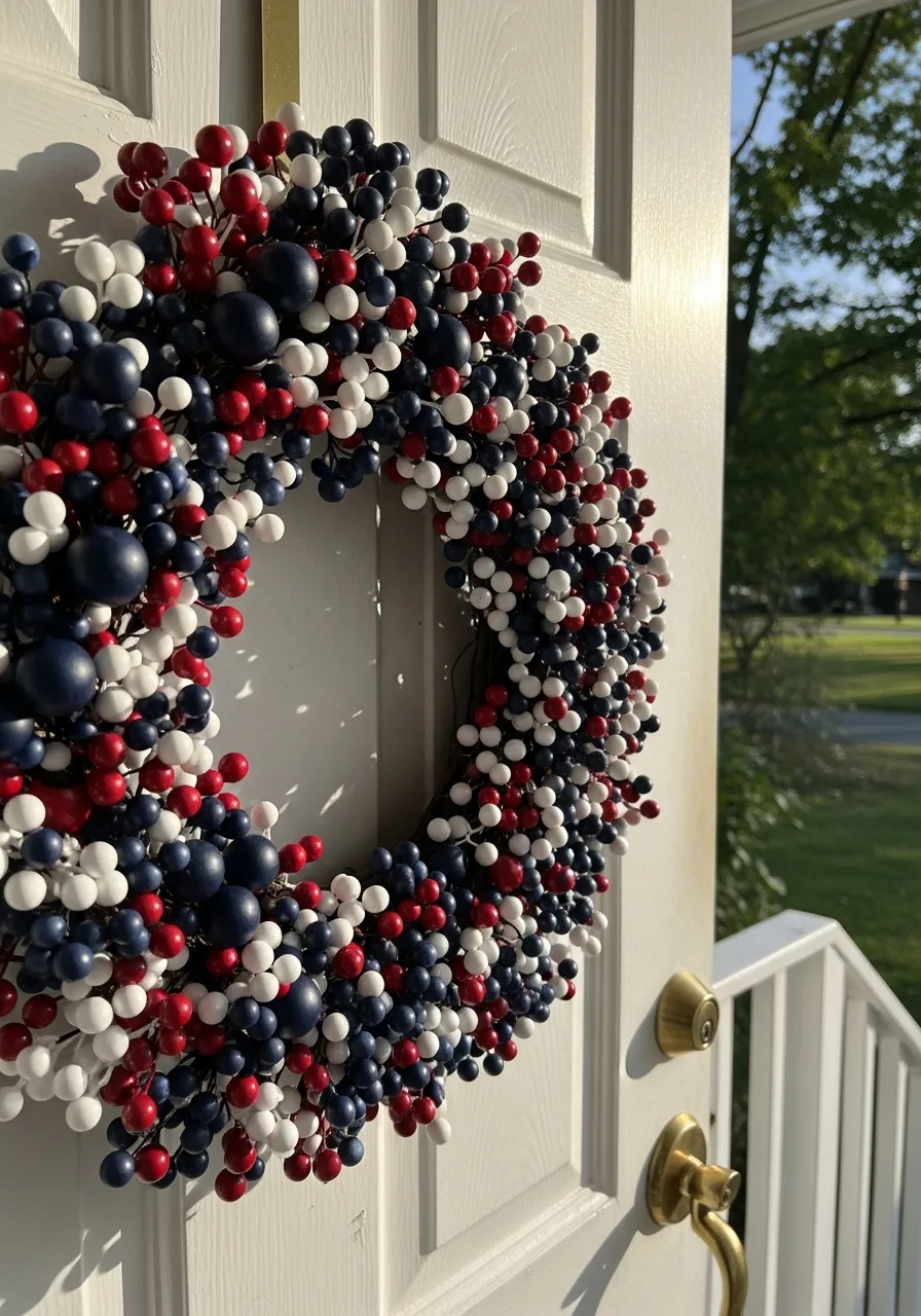 8. Patriotic Berry Cluster