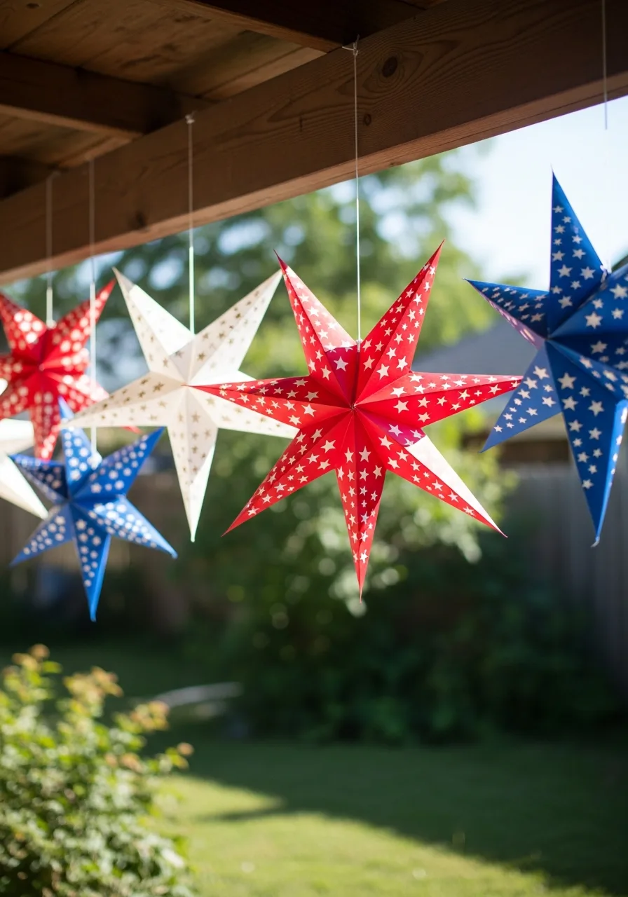 17. Paper Star Lanterns
