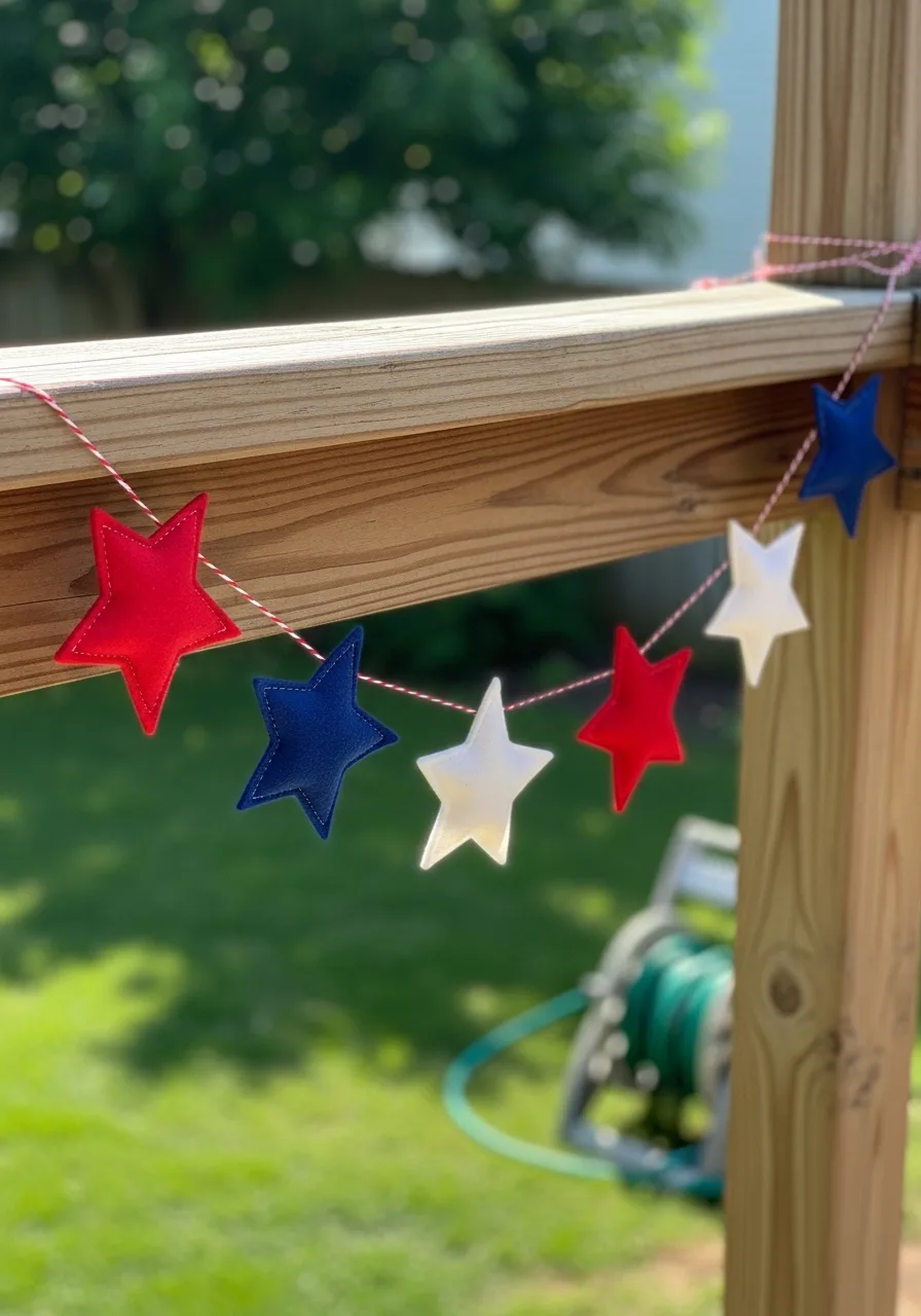 20. Red White Blue Garland