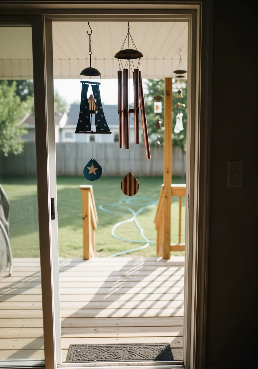 24. Flag Themed Wind Chimes