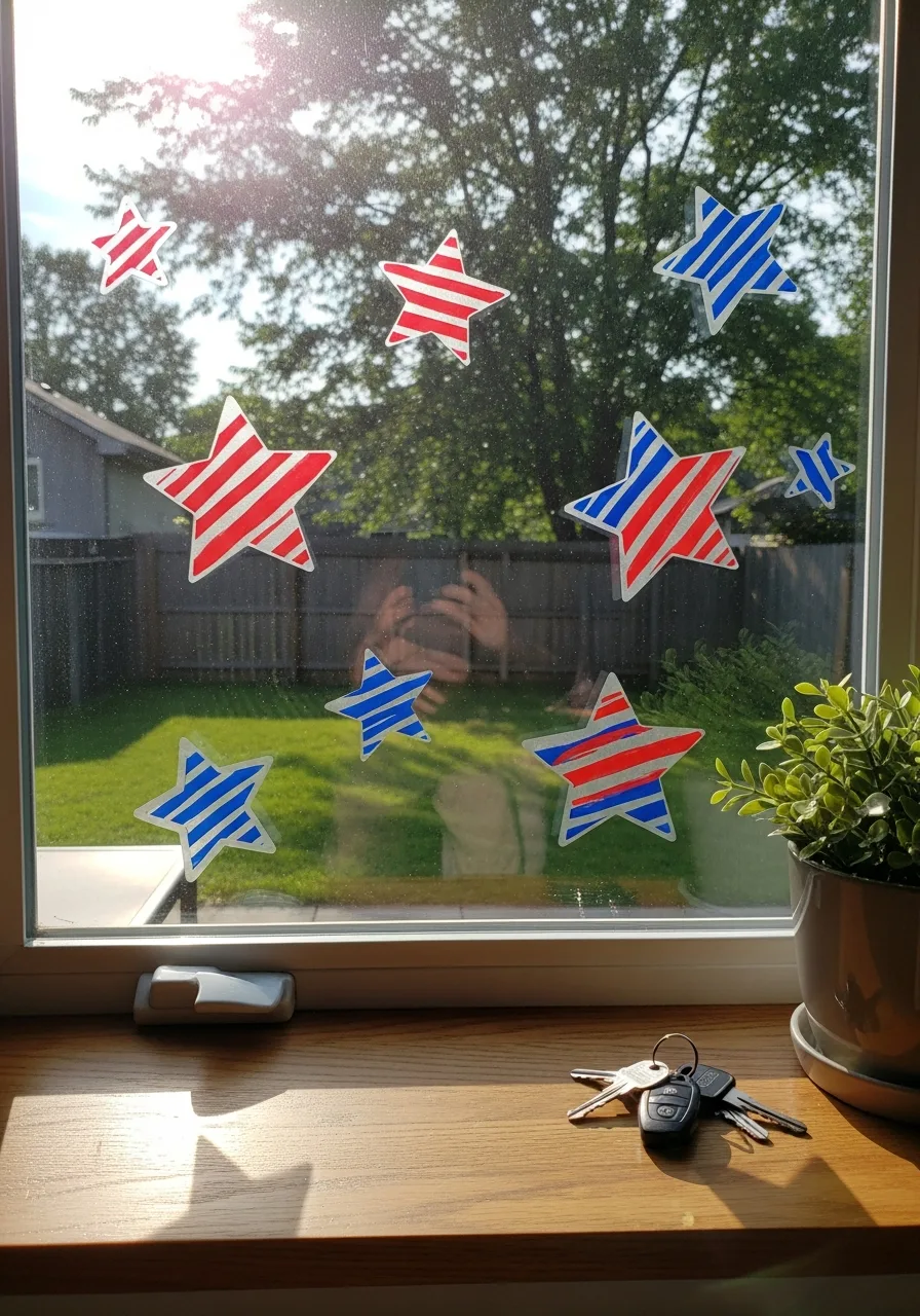 25. Patriotic Window Clings