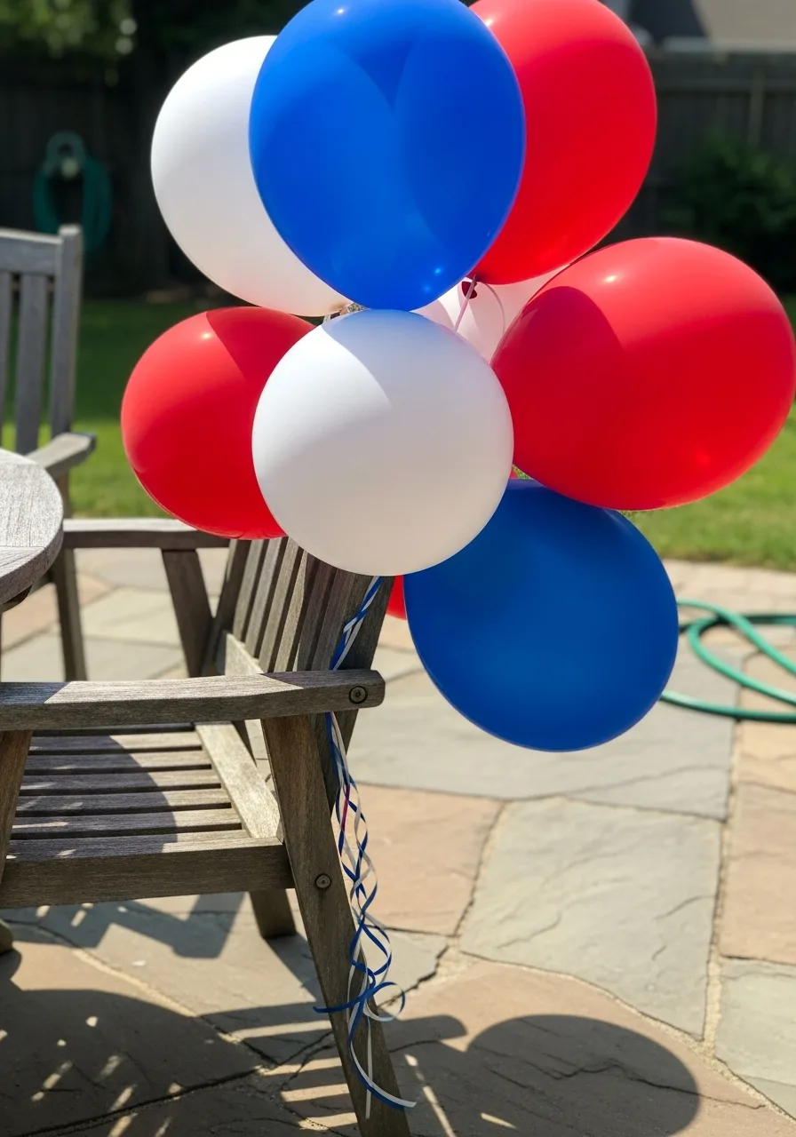 39. Patriotic Balloons