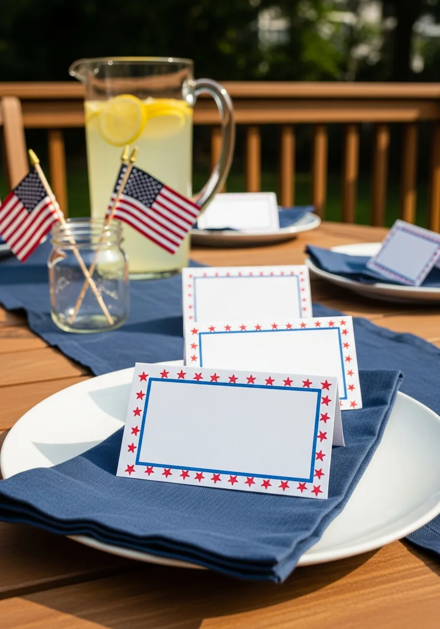 43. Patriotic Place Cards