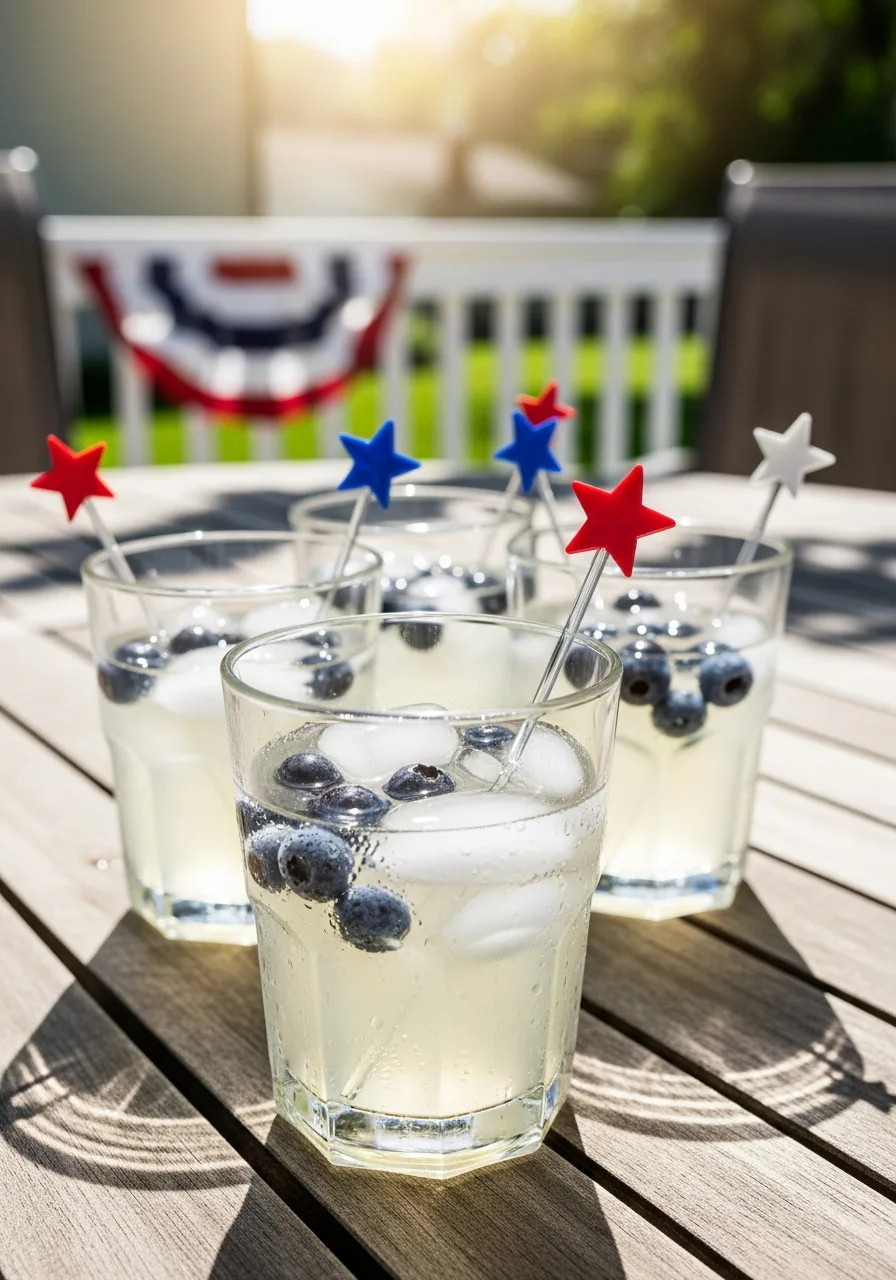 45. Patriotic Drink Stirrers