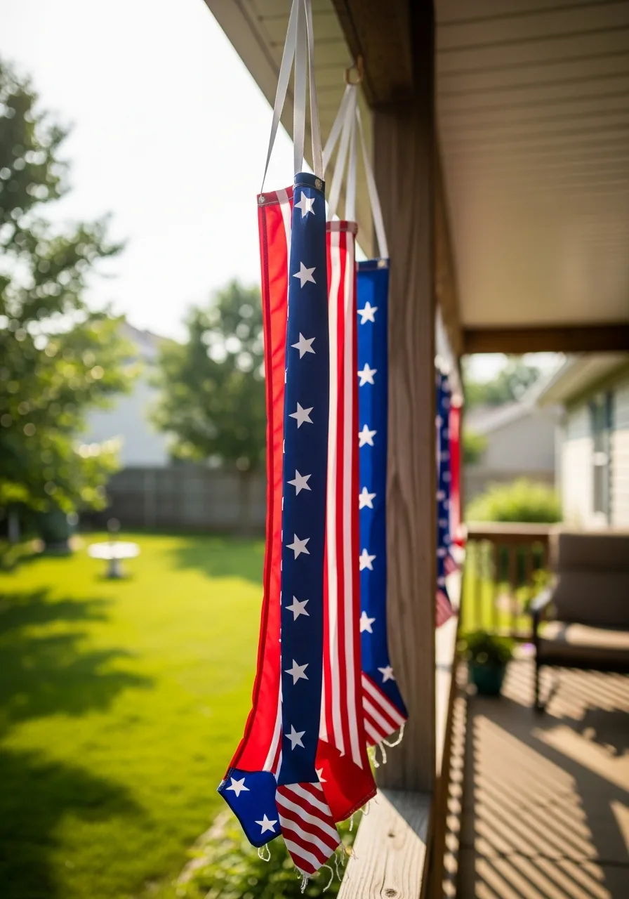 5. Patriotic Wind Socks