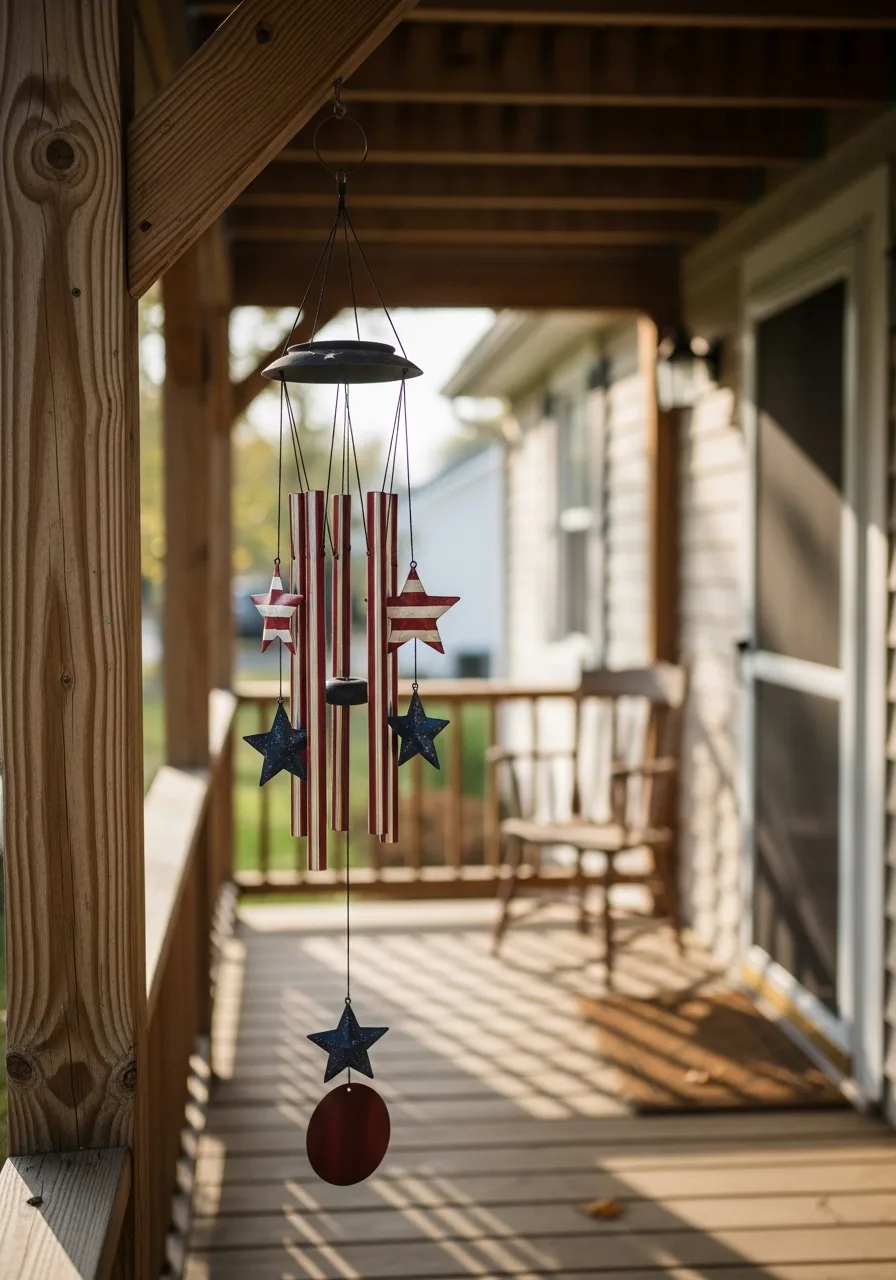 16. Patriotic Wind Chimes