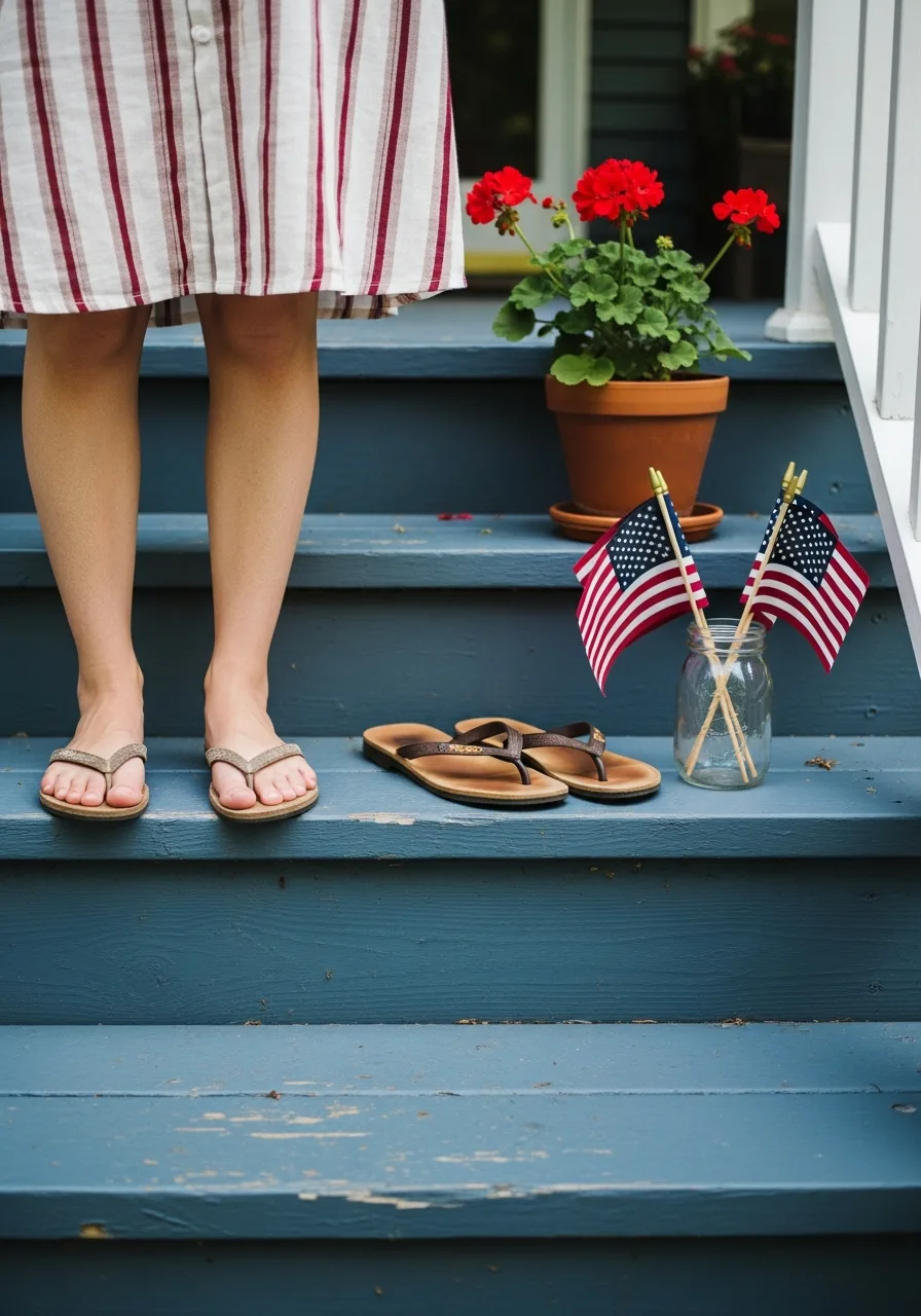 21. Painted Porch Steps