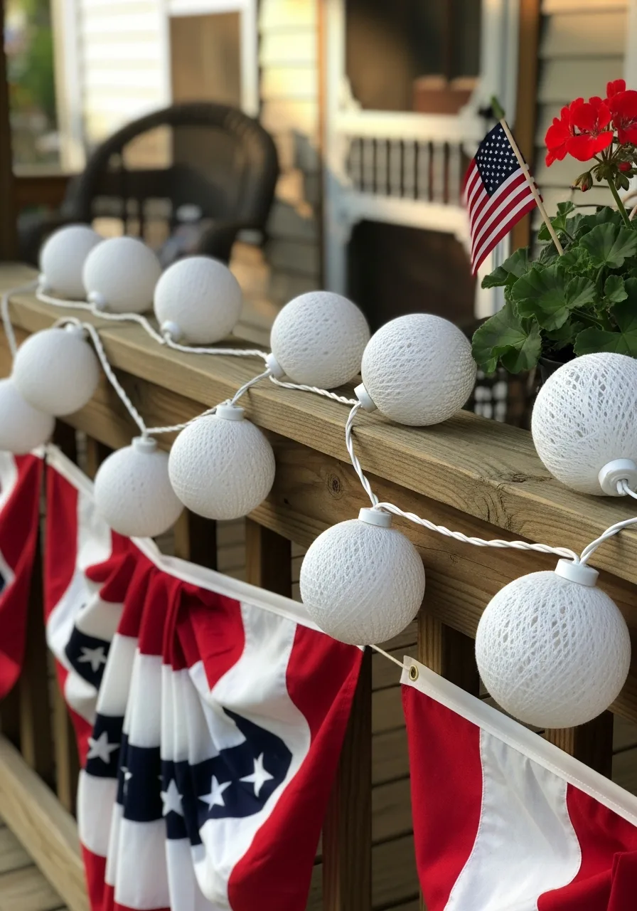 26. White String Globe Lights