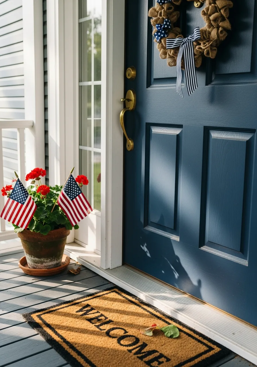 30. Navy Blue Door Paint
