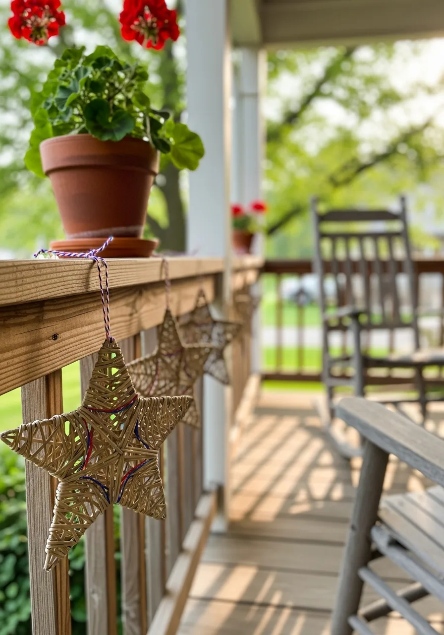 53. Woven Star Ornaments