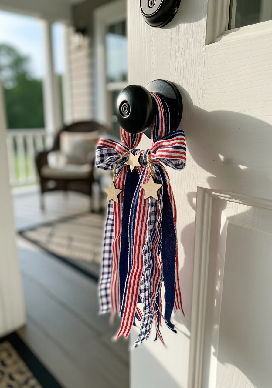 54. Patriotic Doorknob Hangers