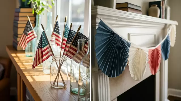 45 Simple 4th of July Mantel Decor Ideas