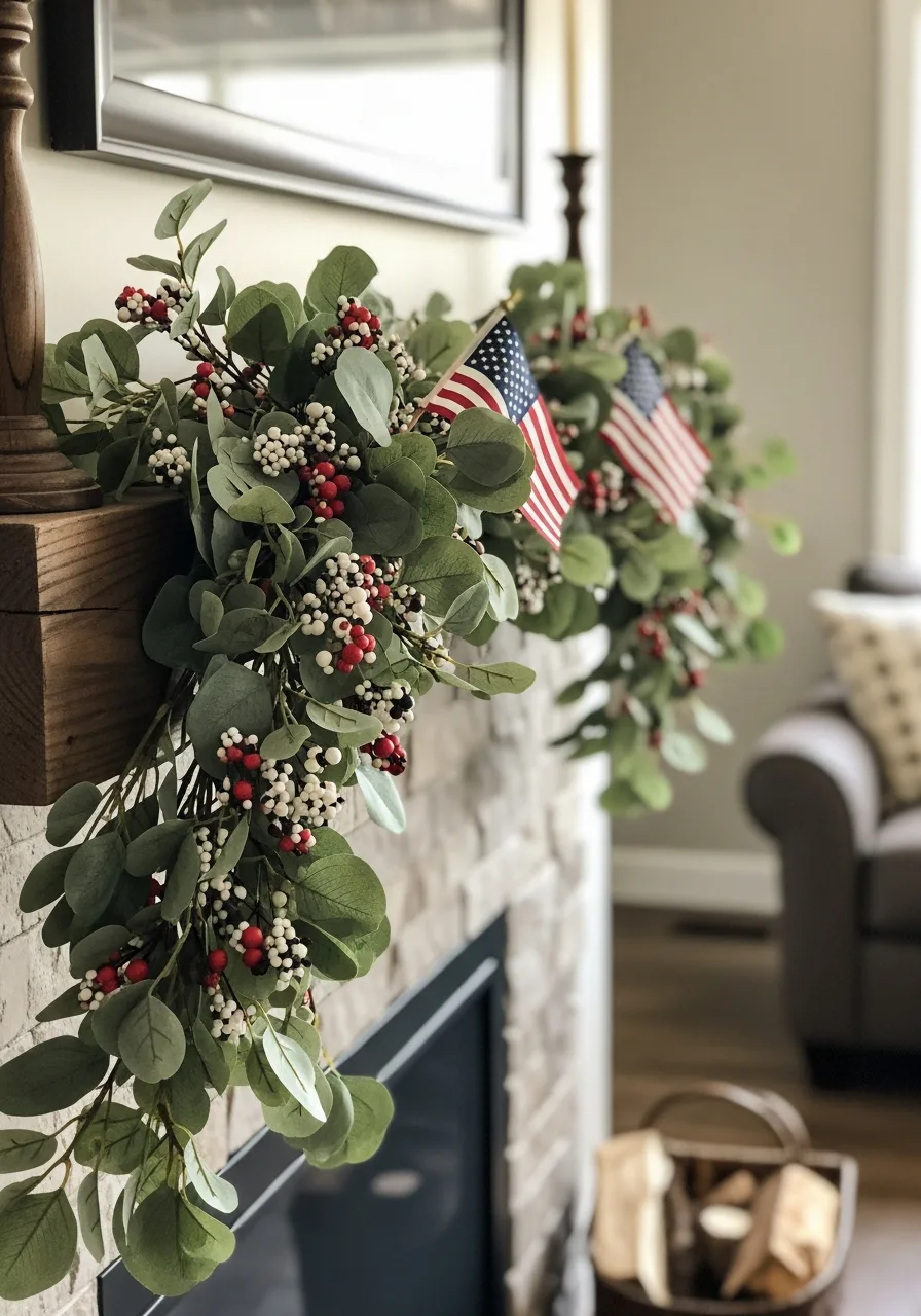 11. Eucalyptus Garland with Berries