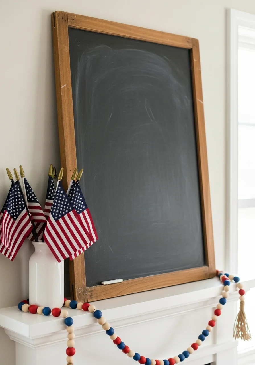 13. Patriotic Quote Chalkboard