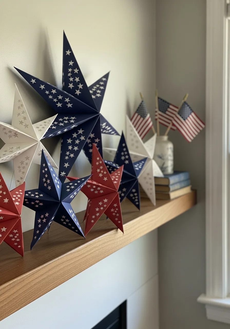 15. Paper Star Lanterns