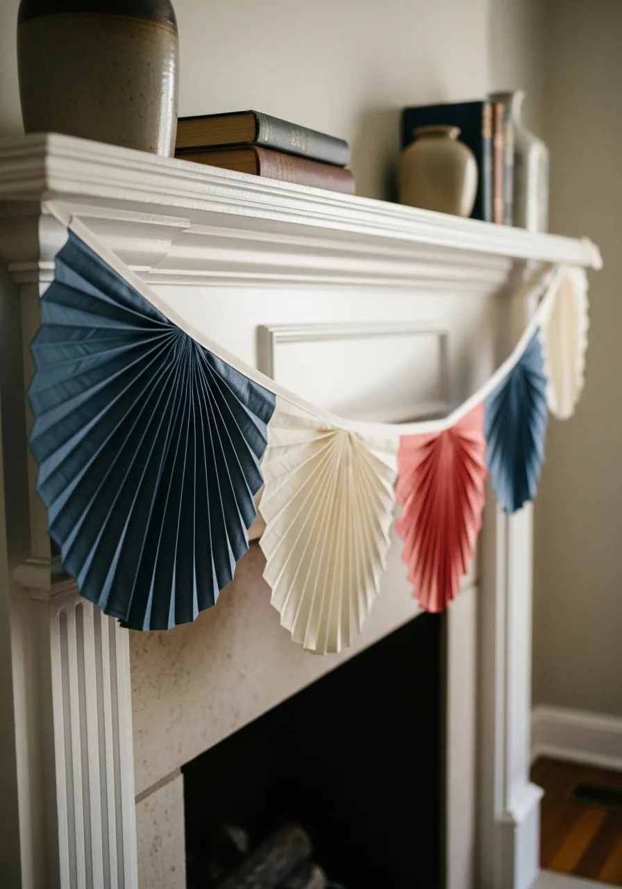 2. Cotton Pleated Fan Bunting