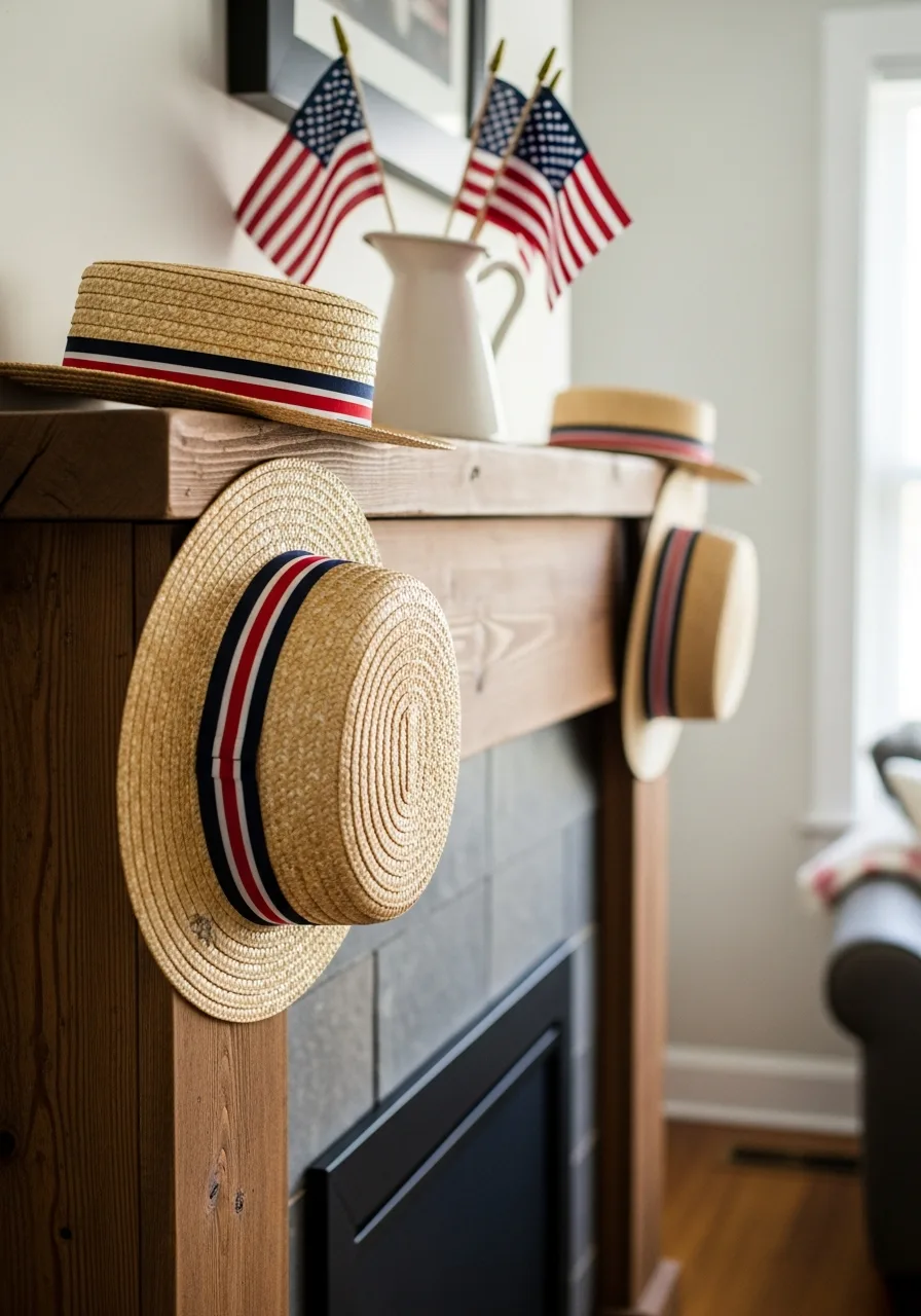 21. Straw Boater Hats