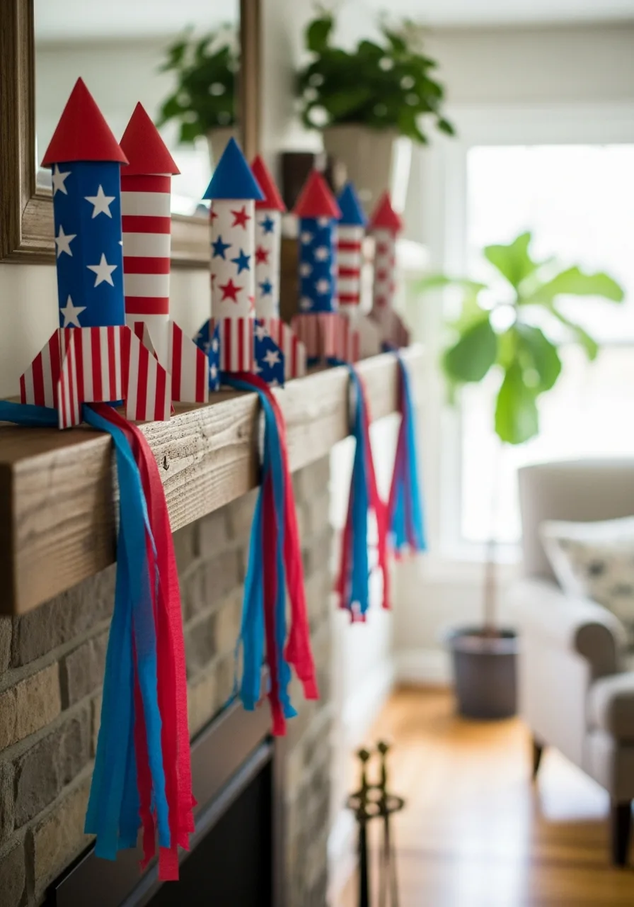 29. Firework Rocket Cutouts