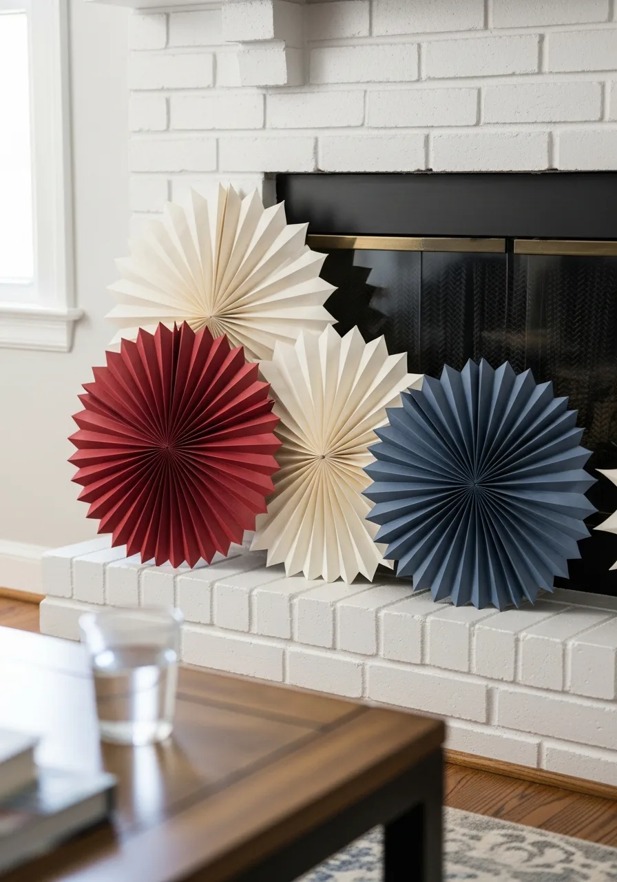 38. Star Shaped Paper Fans