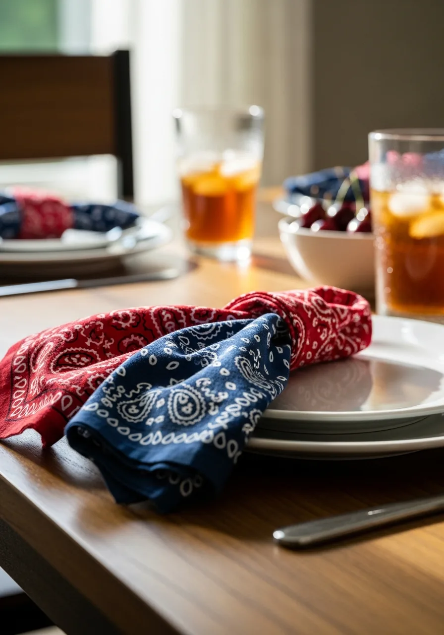 1. Bandana Napkins
