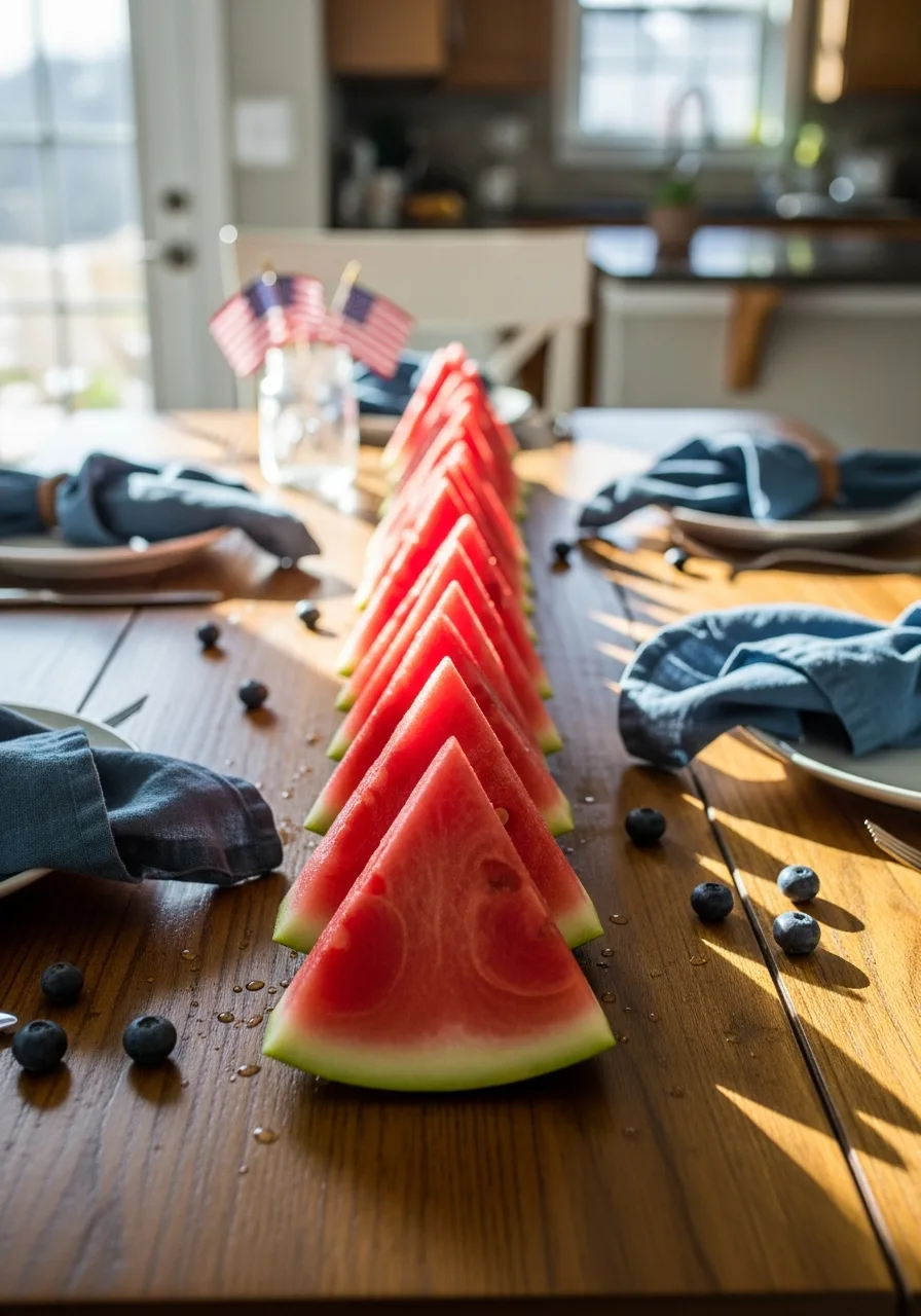 13. Sliced Watermelon Runner Layout