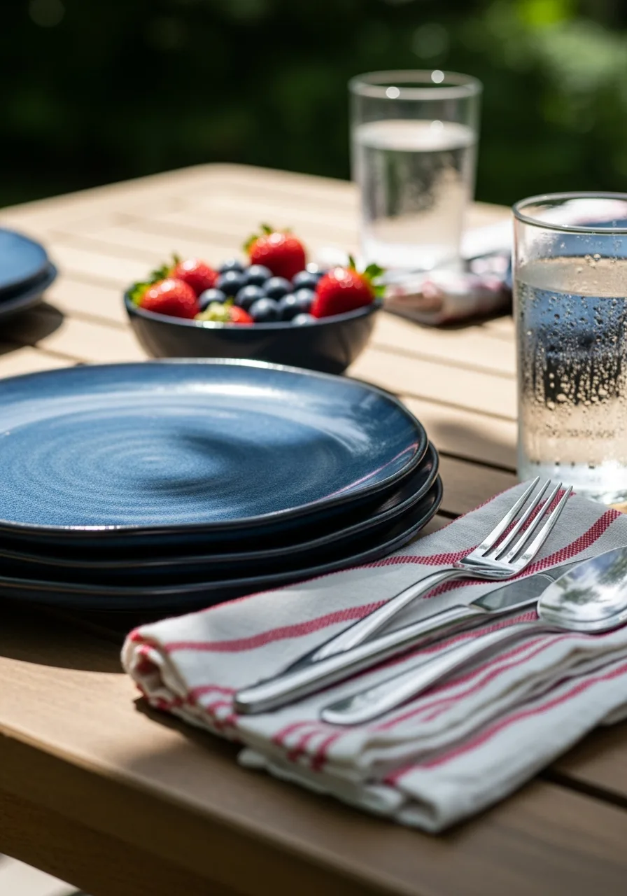 14. Navy Blue Plates