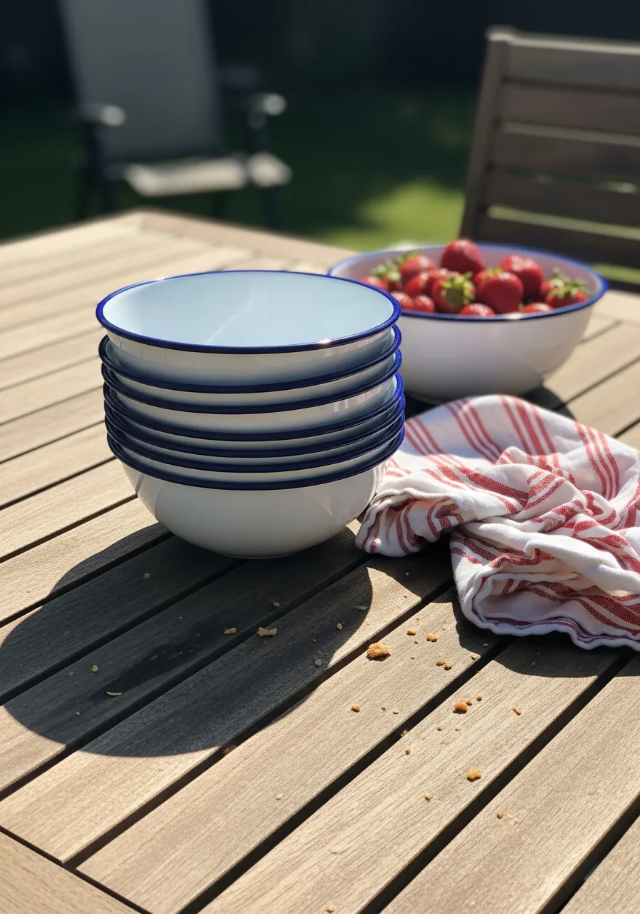 29. Enamelware Bowls
