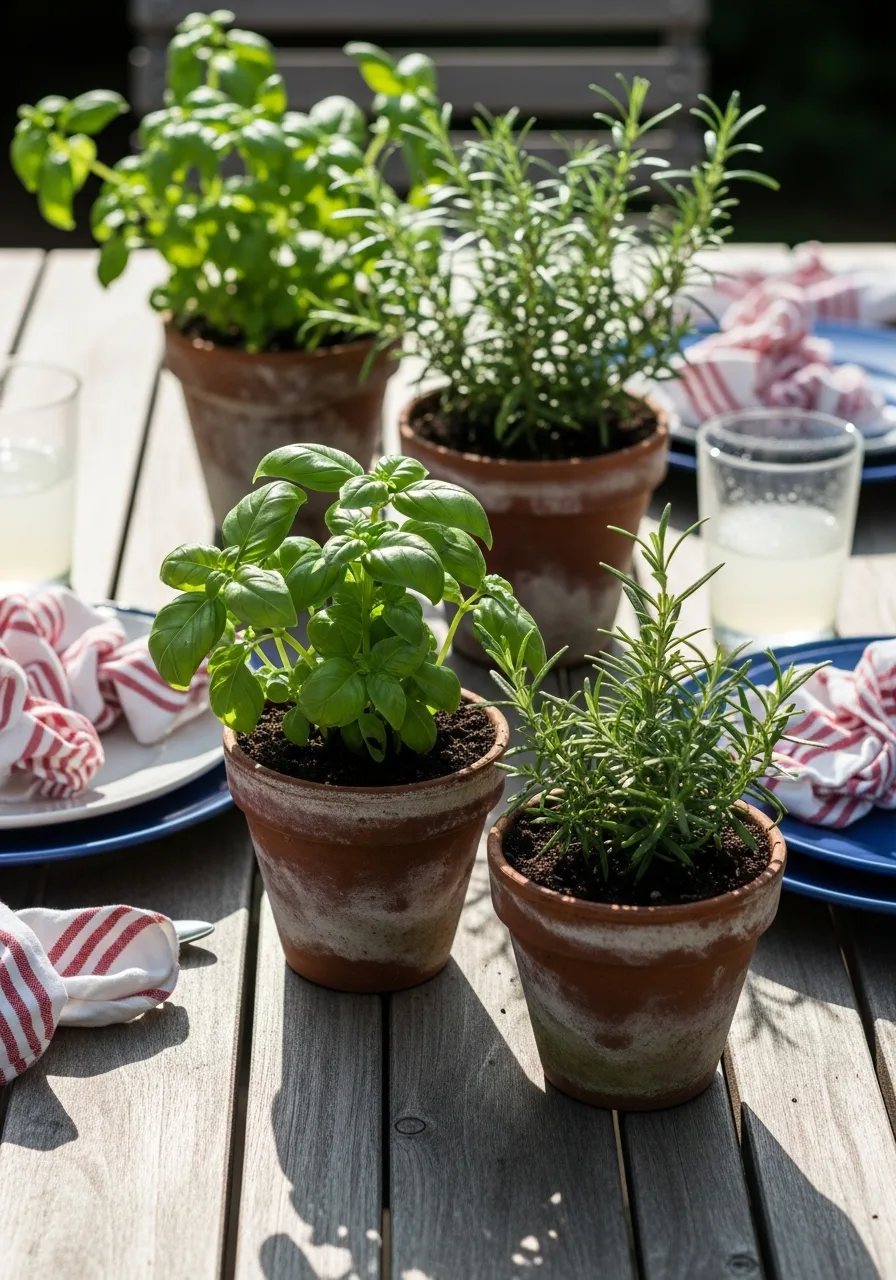 30. Potted Herbs