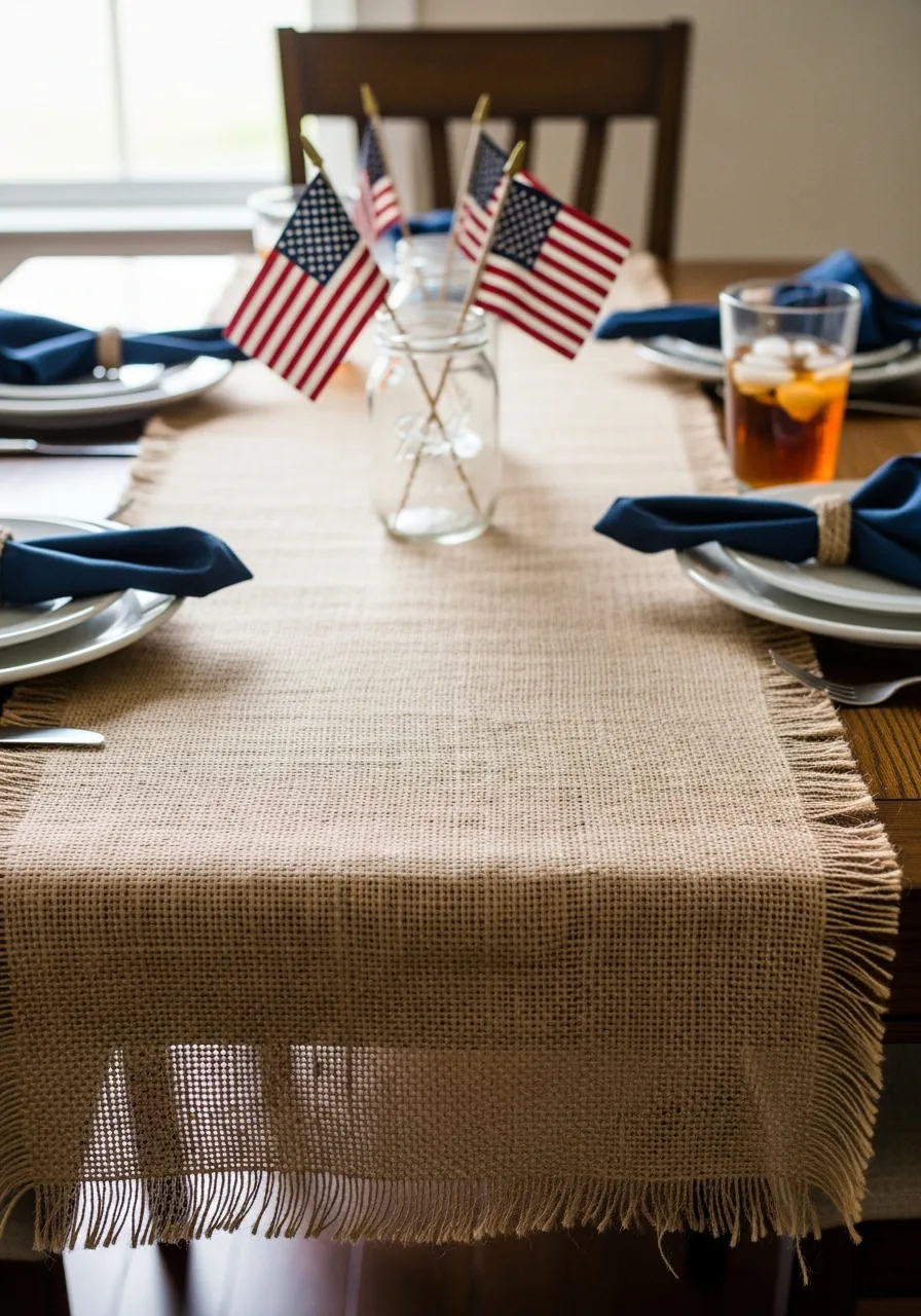 8. Burlap Accents