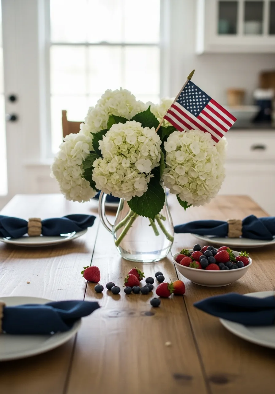 27. White Hydrangeas