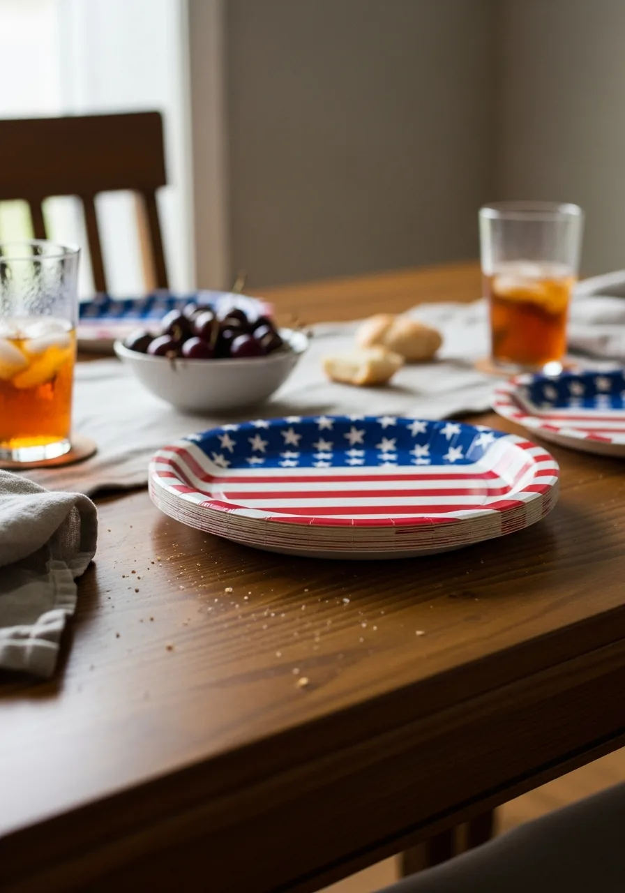 32. Patriotic Paper Plates