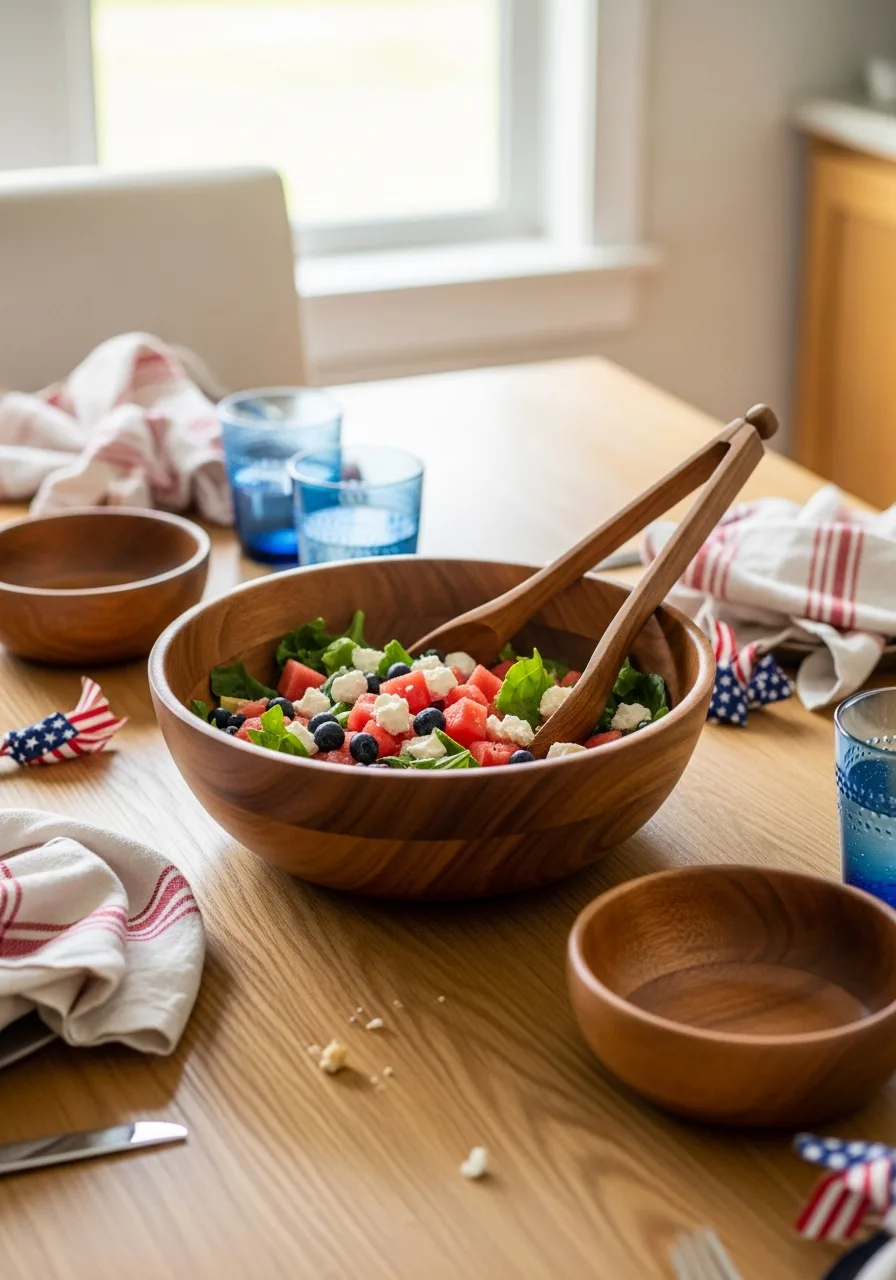 43. Wooden Salad Bowls