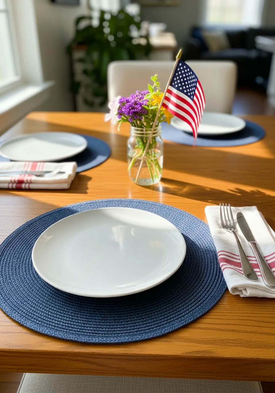 47. Navy Blue Placemats