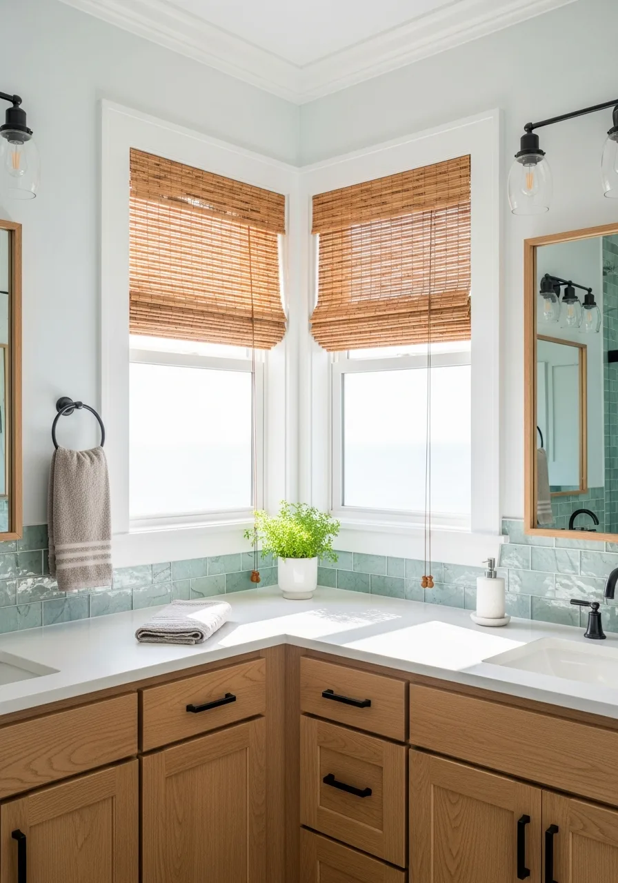 12. Bamboo Window Shades
