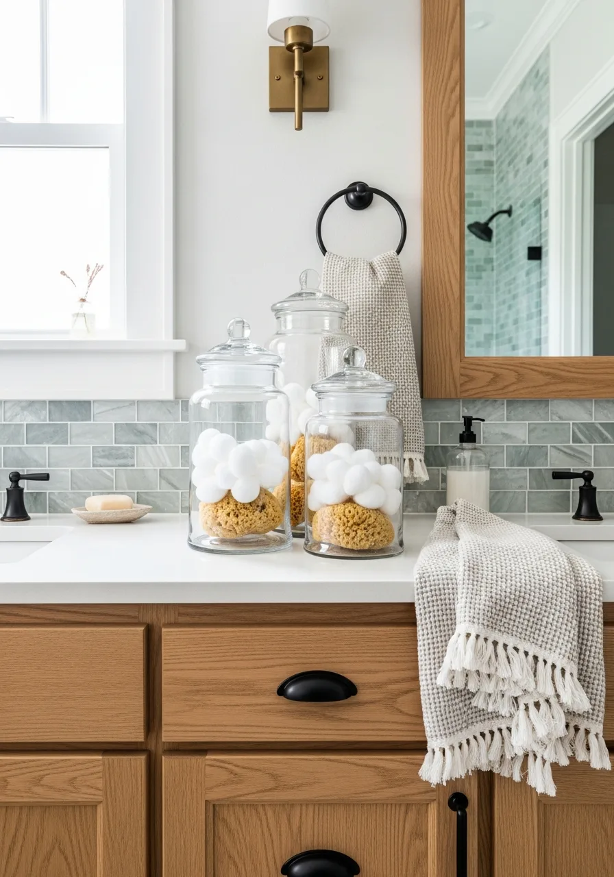 28. Glass Apothecary Storage Jars