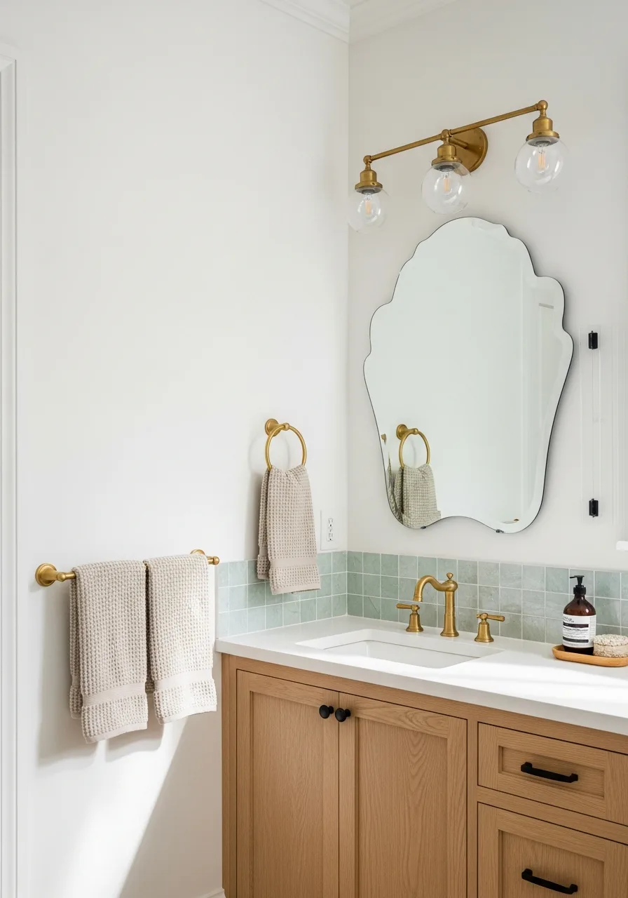 29. Scalloped Edge Wall Mirrors