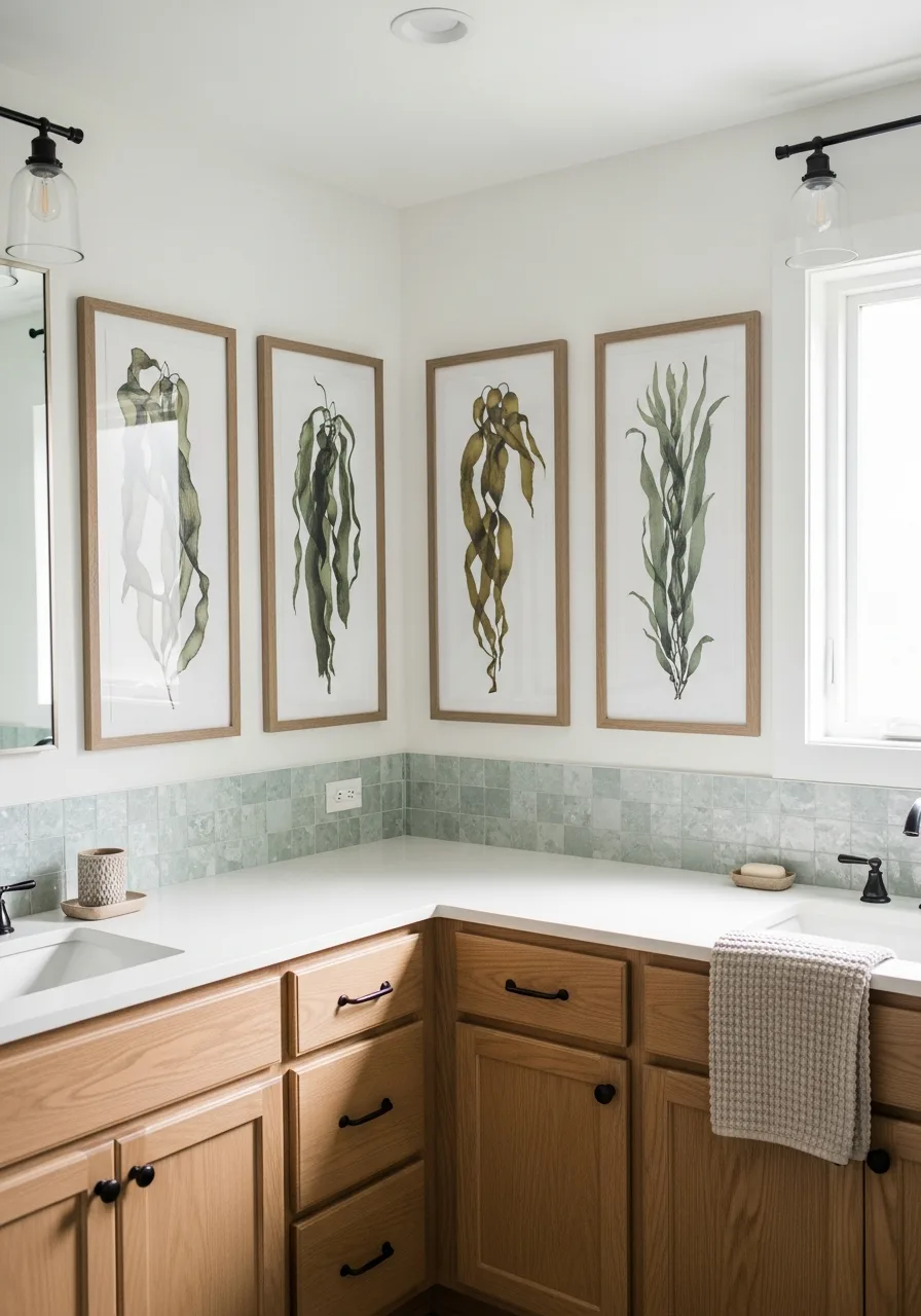 33. Framed Sea Kelp Prints