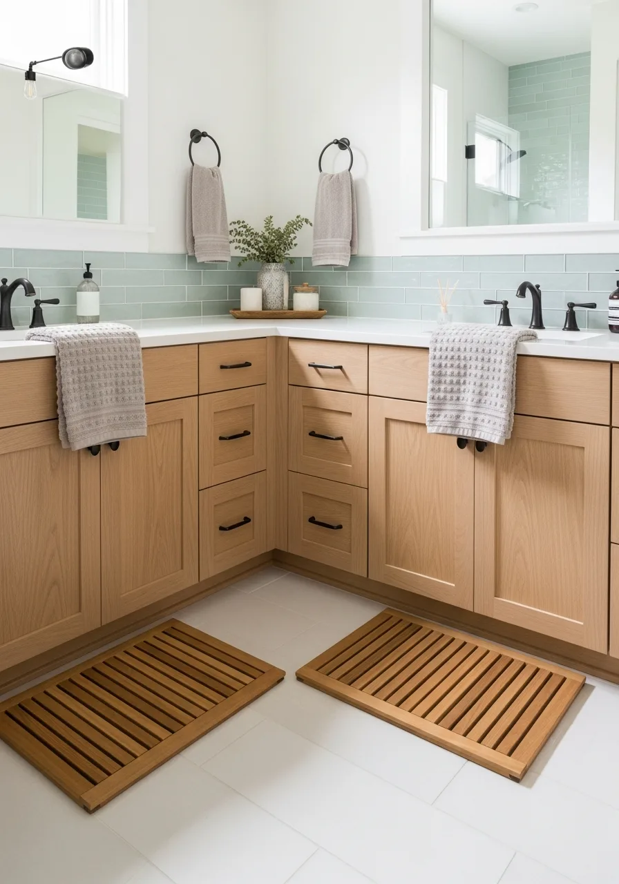 34. Slatted Teak Floor Mats