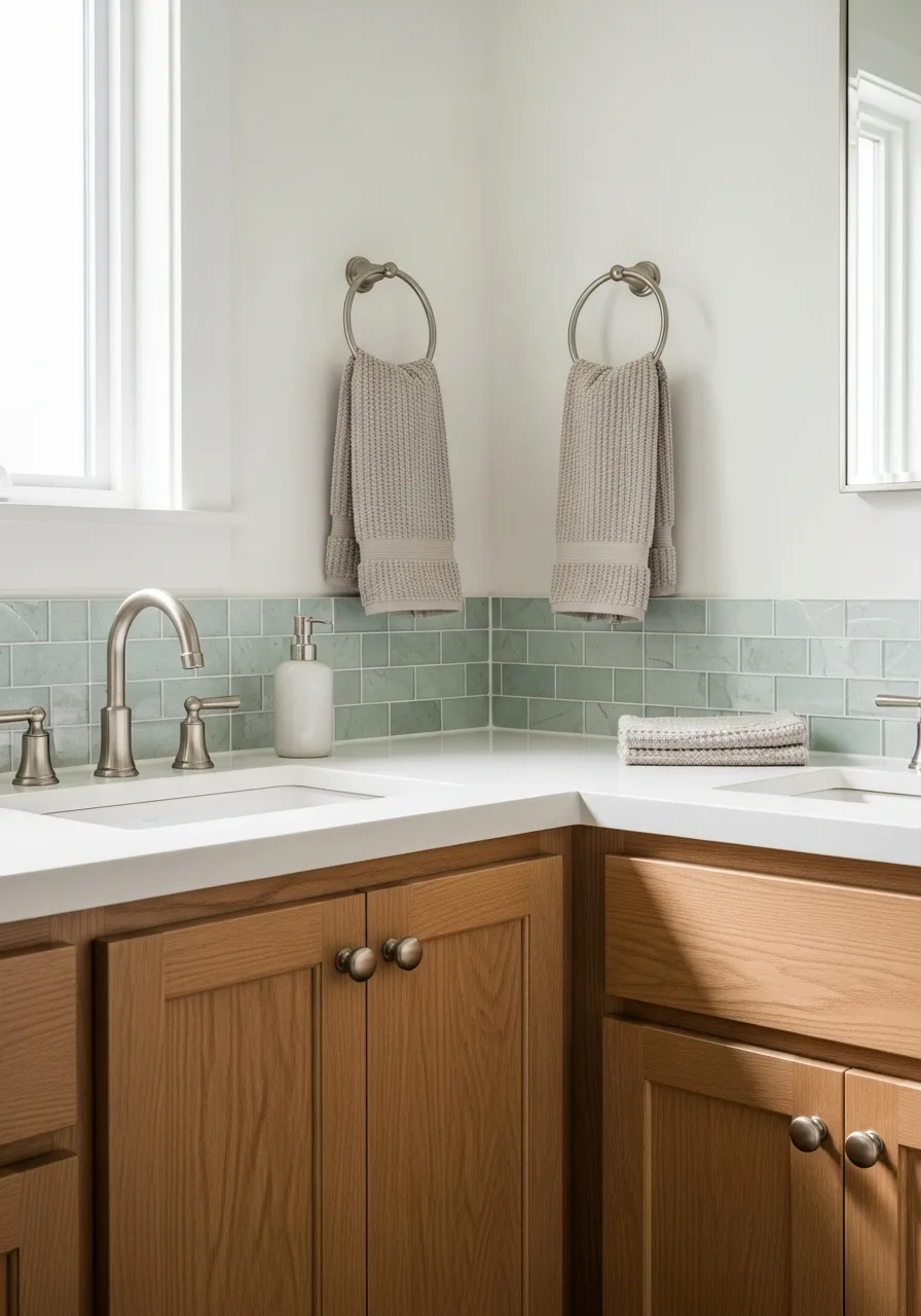 6. Polished Nickel Fixtures