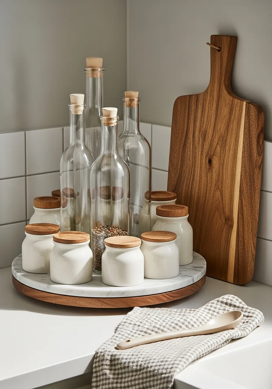 10. Lazy Susan Spice Hub