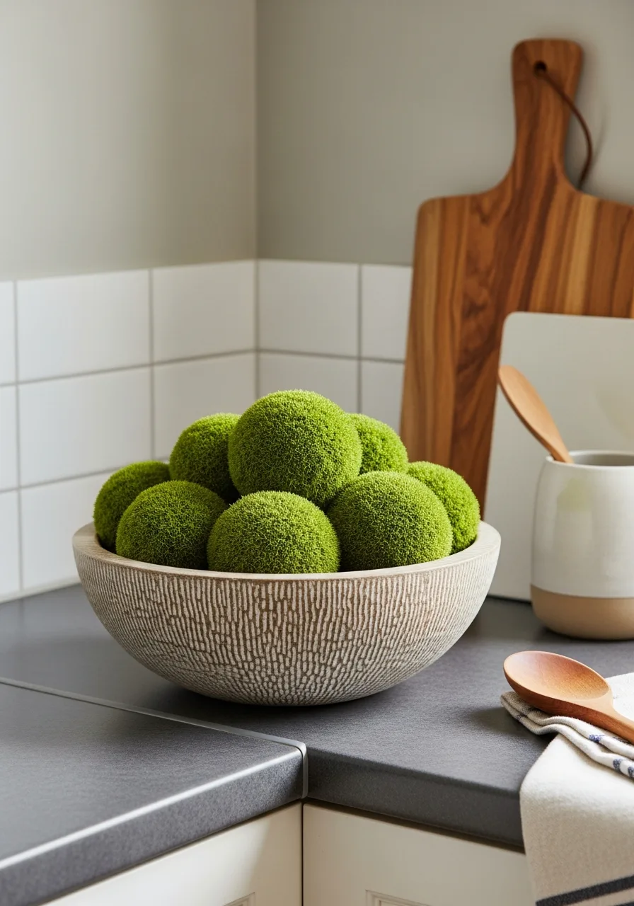 21. Decorative Bowl with Moss
