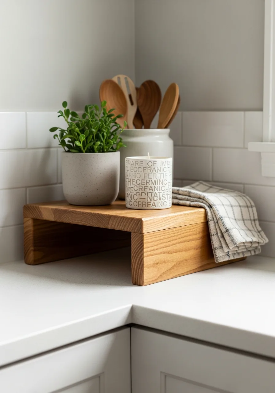 27. Wooden Pedestal Riser