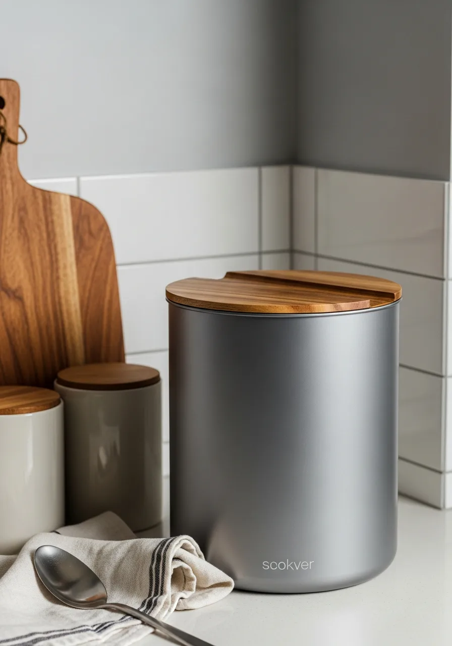 34. Modern Kitchen Compost Bin