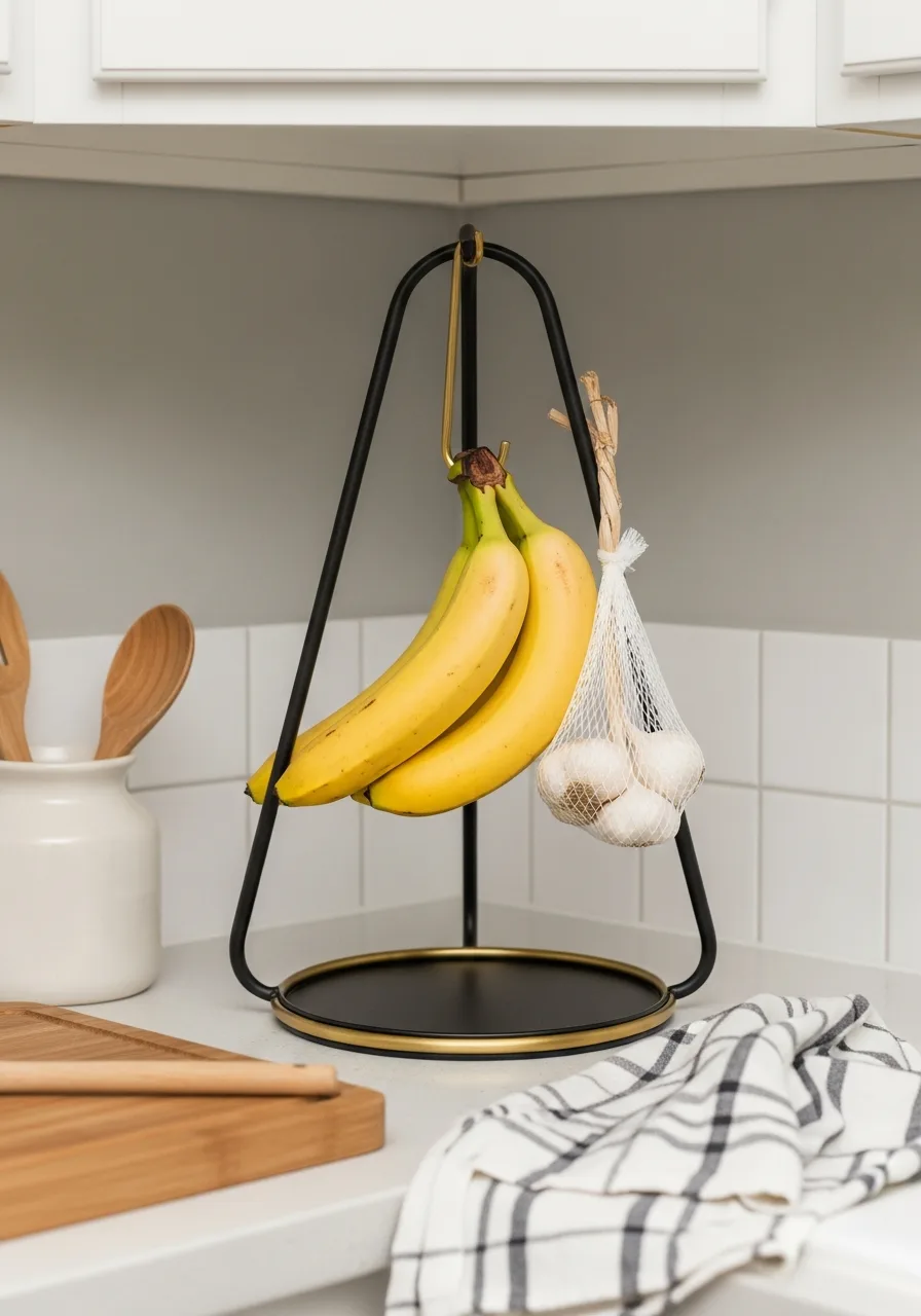 35. Metal Banana Hanger Stand