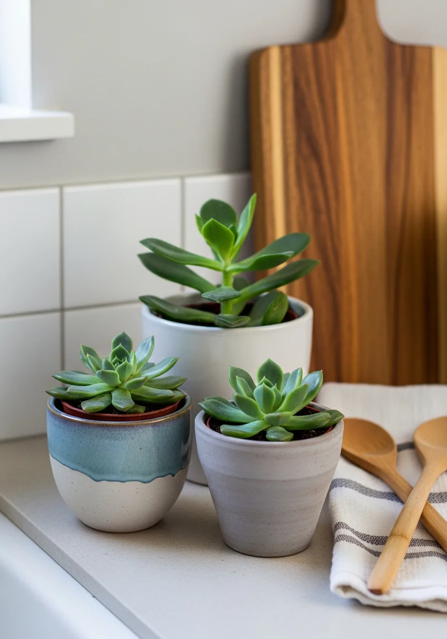 39. Mini Succulent Pot Grouping