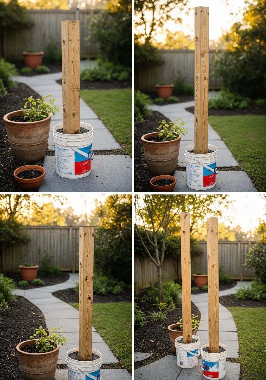 10. String Light Poles